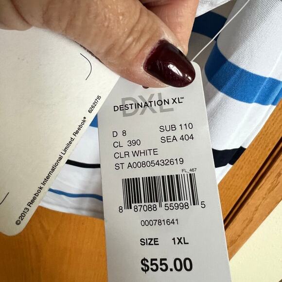 Reebok GOLF pullover top, men's size 1 XL, NWT - Picture 6 of 7